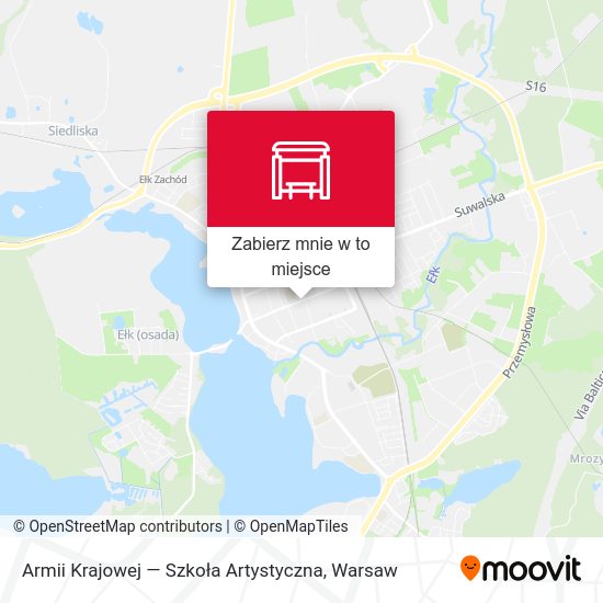 Mapa Armii Krajowej — Szkoła Artystyczna