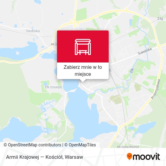 Mapa Armii Krajowej — Kościół