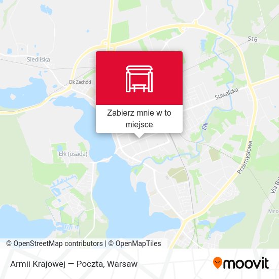 Mapa Armii Krajowej — Poczta