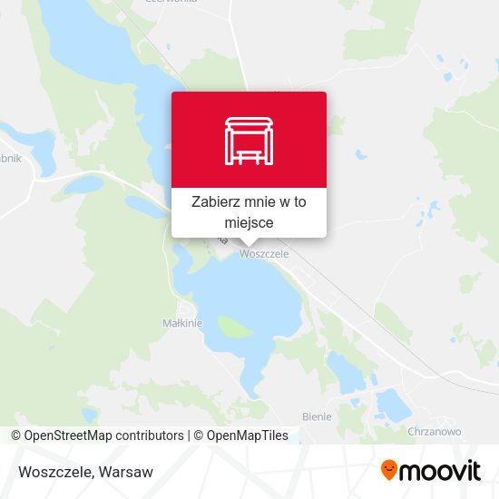 Mapa Woszczele