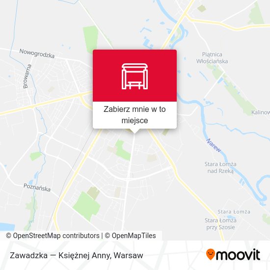 Mapa Zawadzka — Księżnej Anny