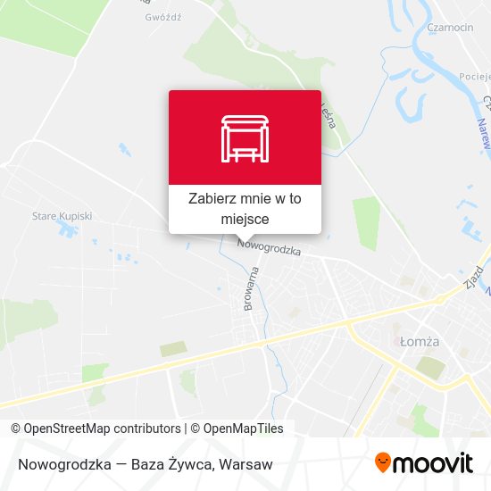 Mapa Nowogrodzka — Baza Żywca