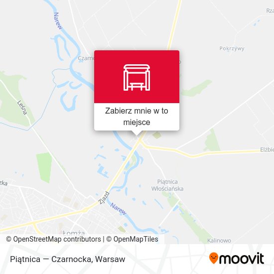 Mapa Piątnica — Czarnocka