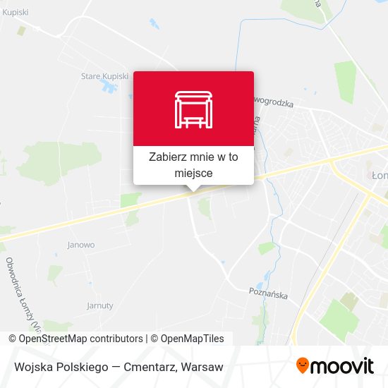 Mapa Wojska Polskiego — Cmentarz