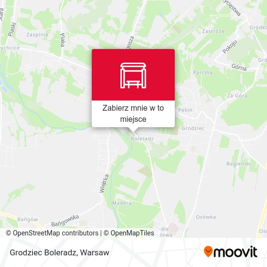 Mapa Grodziec Boleradz