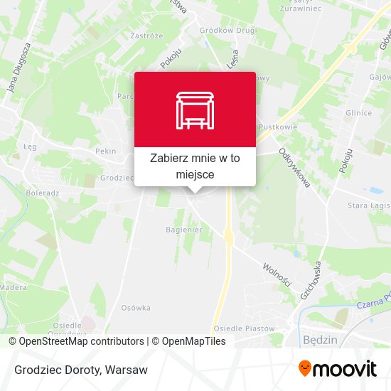 Mapa Grodziec Doroty