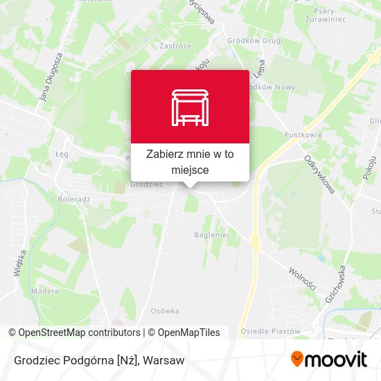 Mapa Grodziec Podgórna [Nż]