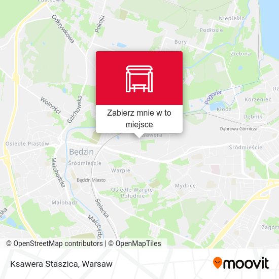 Mapa Ksawera Staszica