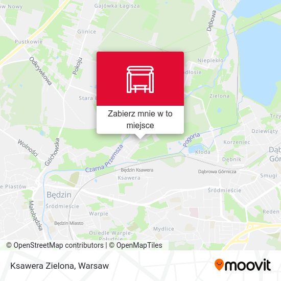 Mapa Ksawera Zielona