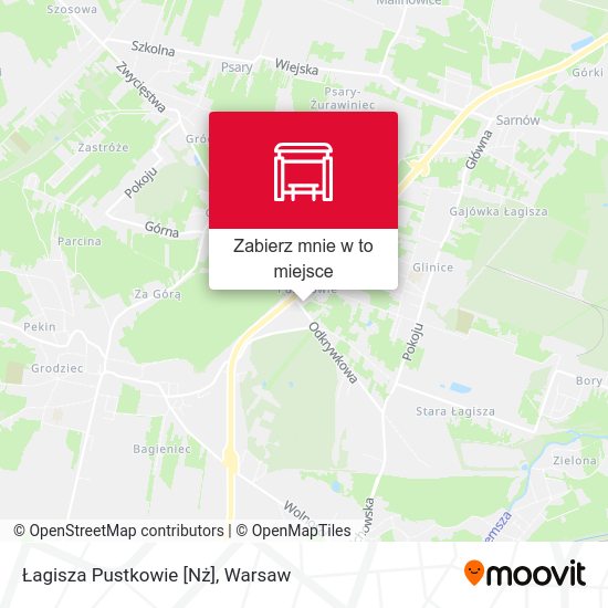 Mapa Łagisza Pustkowie [Nż]