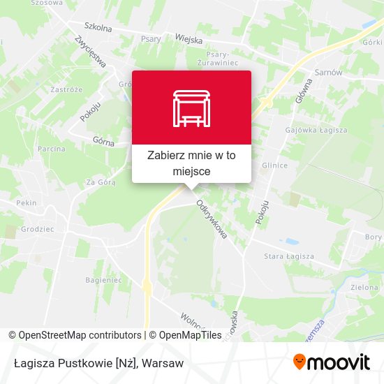 Mapa Łagisza Pustkowie [Nż]