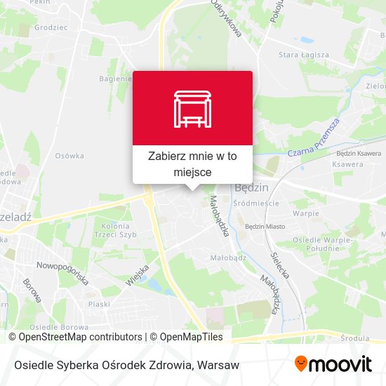 Mapa Osiedle Syberka Ośrodek Zdrowia