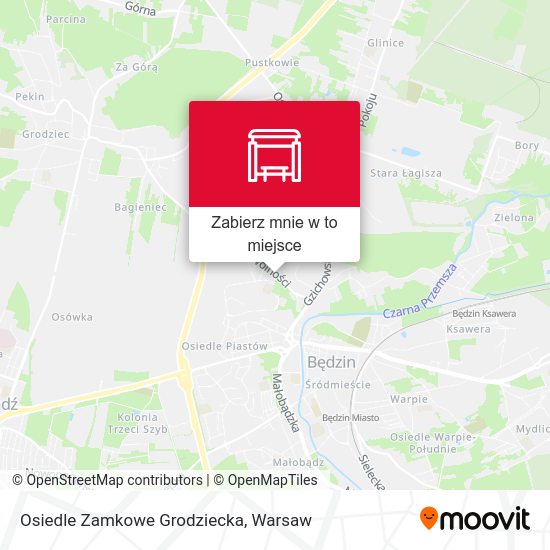 Mapa Osiedle Zamkowe Grodziecka