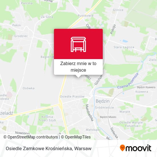 Mapa Osiedle Zamkowe Krośnieńska