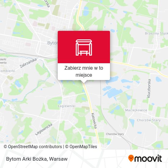 Mapa Bytom Arki Bożka