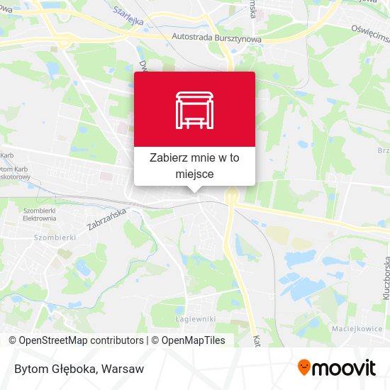 Mapa Bytom Głęboka