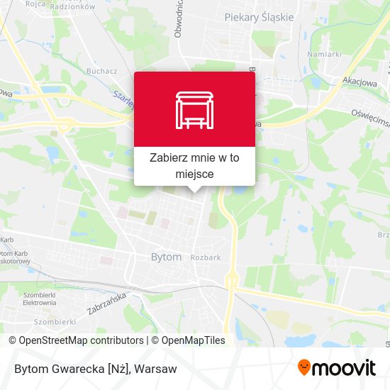 Mapa Bytom Gwarecka [Nż]