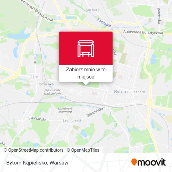 Mapa Bytom Kąpielisko