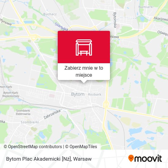 Mapa Bytom Plac Akademicki [Nż]