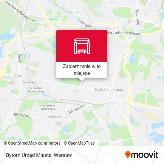 Mapa Bytom Urząd Miasta