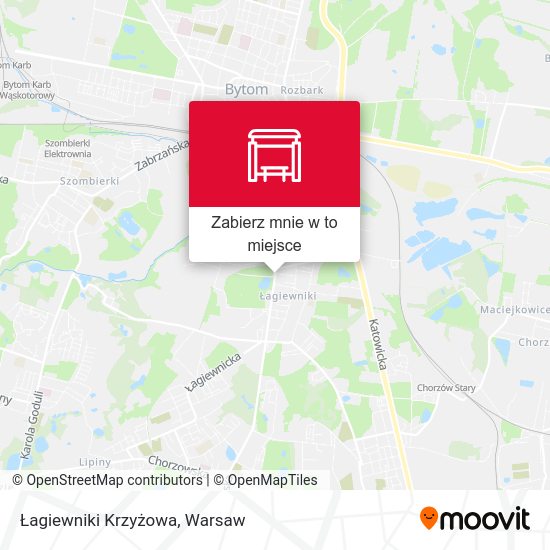 Mapa Łagiewniki Krzyżowa