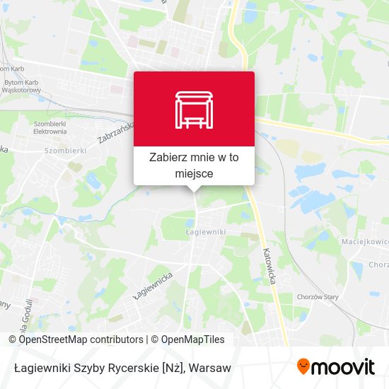 Mapa Łagiewniki Szyby Rycerskie [Nż]