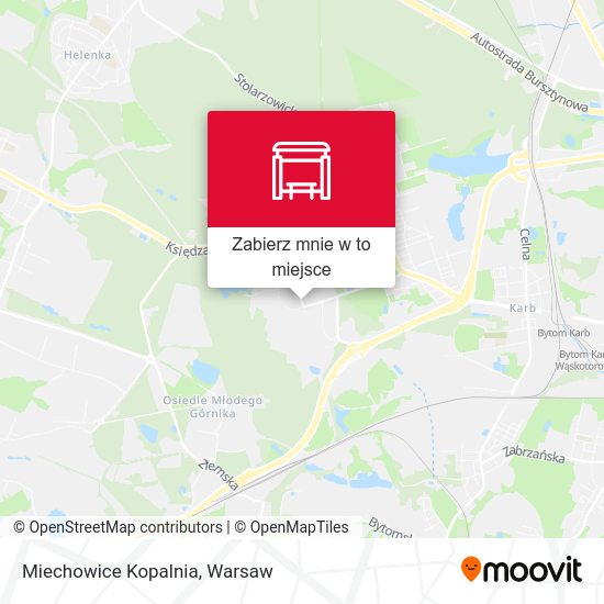 Mapa Miechowice Kopalnia