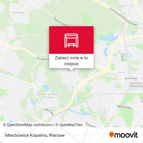 Mapa Miechowice Kopalnia