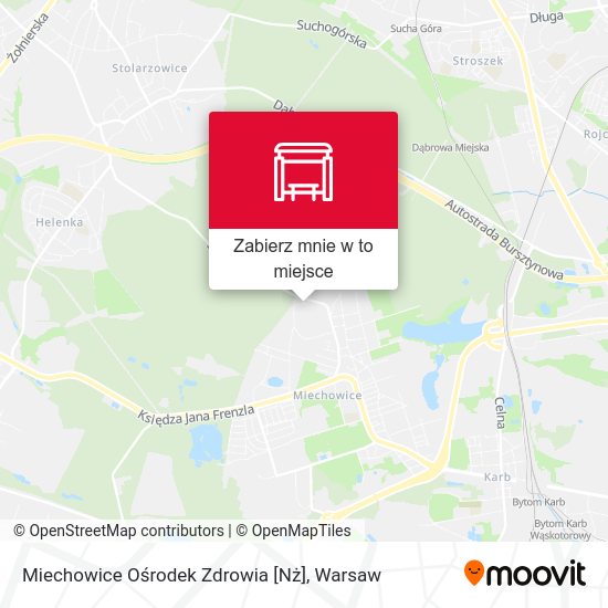 Mapa Miechowice Ośrodek Zdrowia [Nż]