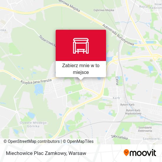 Mapa Miechowice Plac Zamkowy