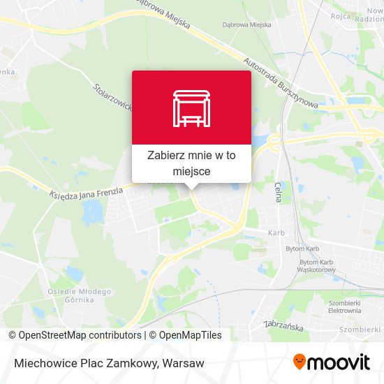 Mapa Miechowice Plac Zamkowy