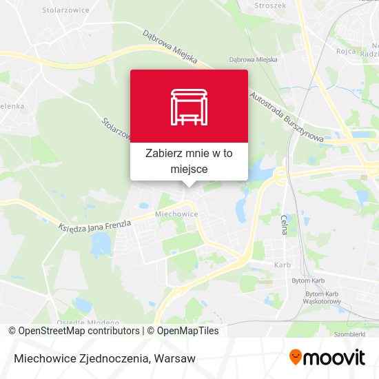 Mapa Miechowice Zjednoczenia