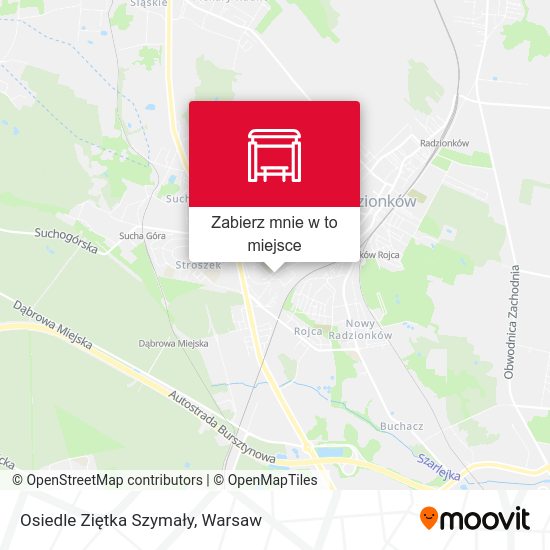 Mapa Osiedle Ziętka Szymały