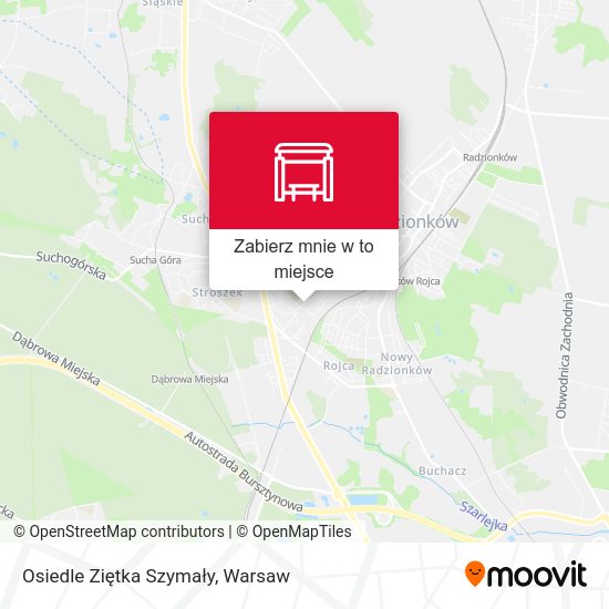 Mapa Osiedle Ziętka Szymały