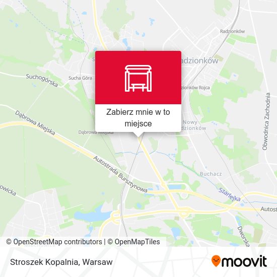 Mapa Stroszek Kopalnia