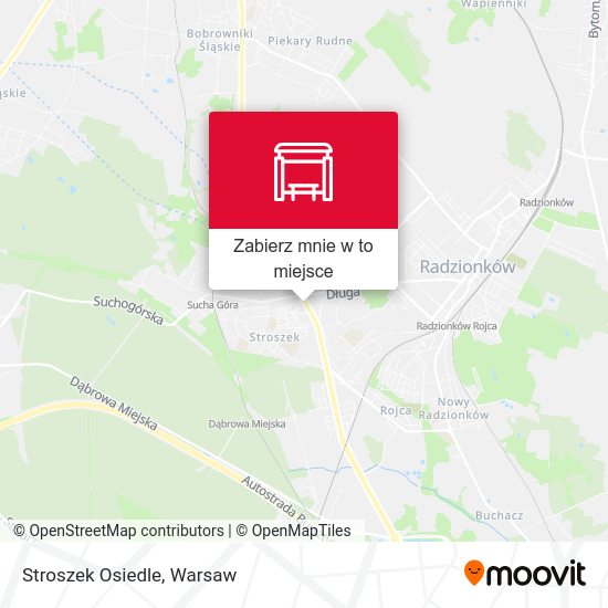 Mapa Stroszek Osiedle