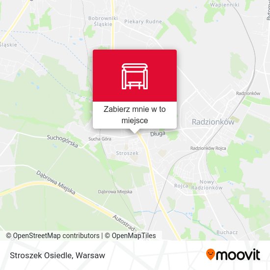 Mapa Stroszek Osiedle