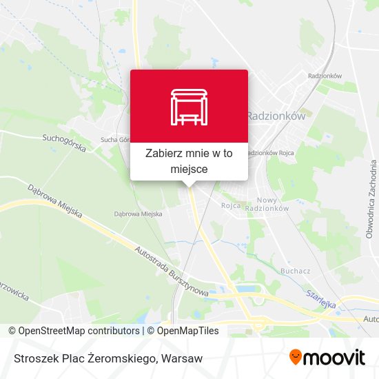 Mapa Stroszek Plac Żeromskiego