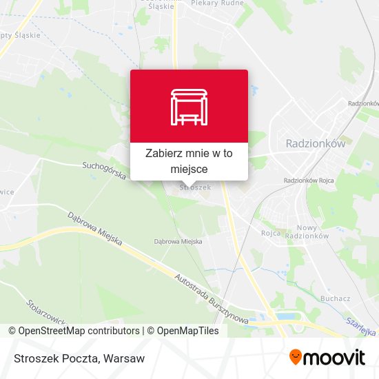 Mapa Stroszek Poczta