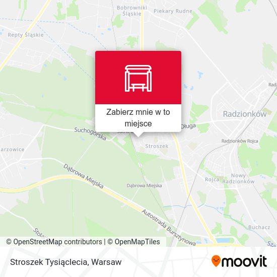 Mapa Stroszek Tysiąclecia