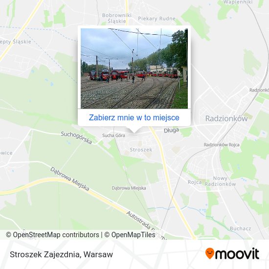 Mapa Stroszek Zajezdnia