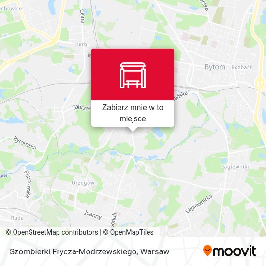 Mapa Szombierki Frycza-Modrzewskiego