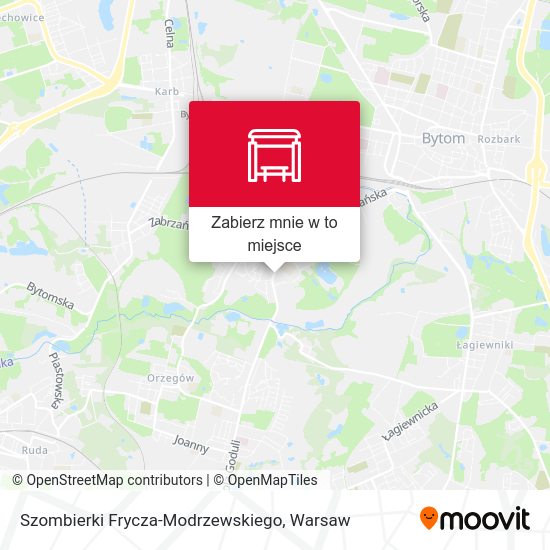 Mapa Szombierki Frycza-Modrzewskiego