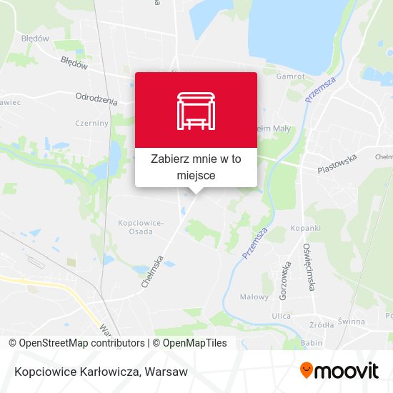 Mapa Kopciowice Karłowicza