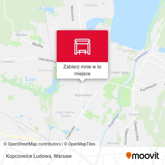 Mapa Kopciowice Ludowa