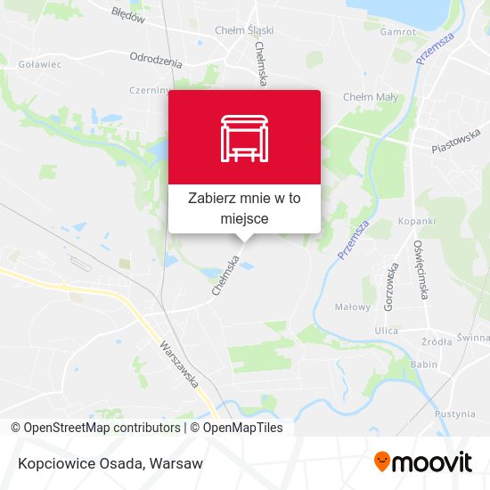 Mapa Kopciowice Osada