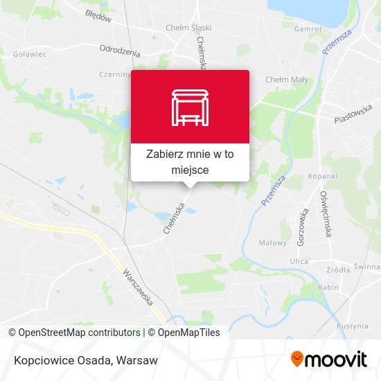 Mapa Kopciowice Osada