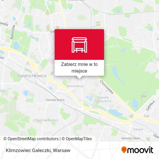 Mapa Klimzowiec Gałeczki