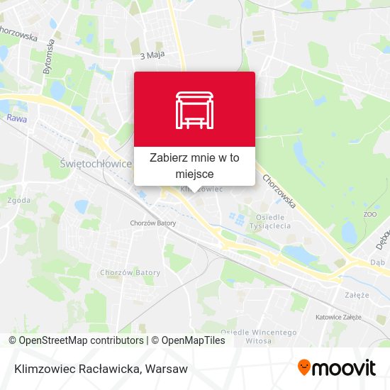 Mapa Klimzowiec Racławicka