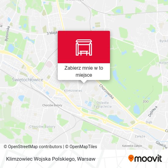 Mapa Klimzowiec Wojska Polskiego